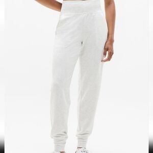 Athleta Coaster Luxe High-Rise Jogger in Heathered Grey EUC